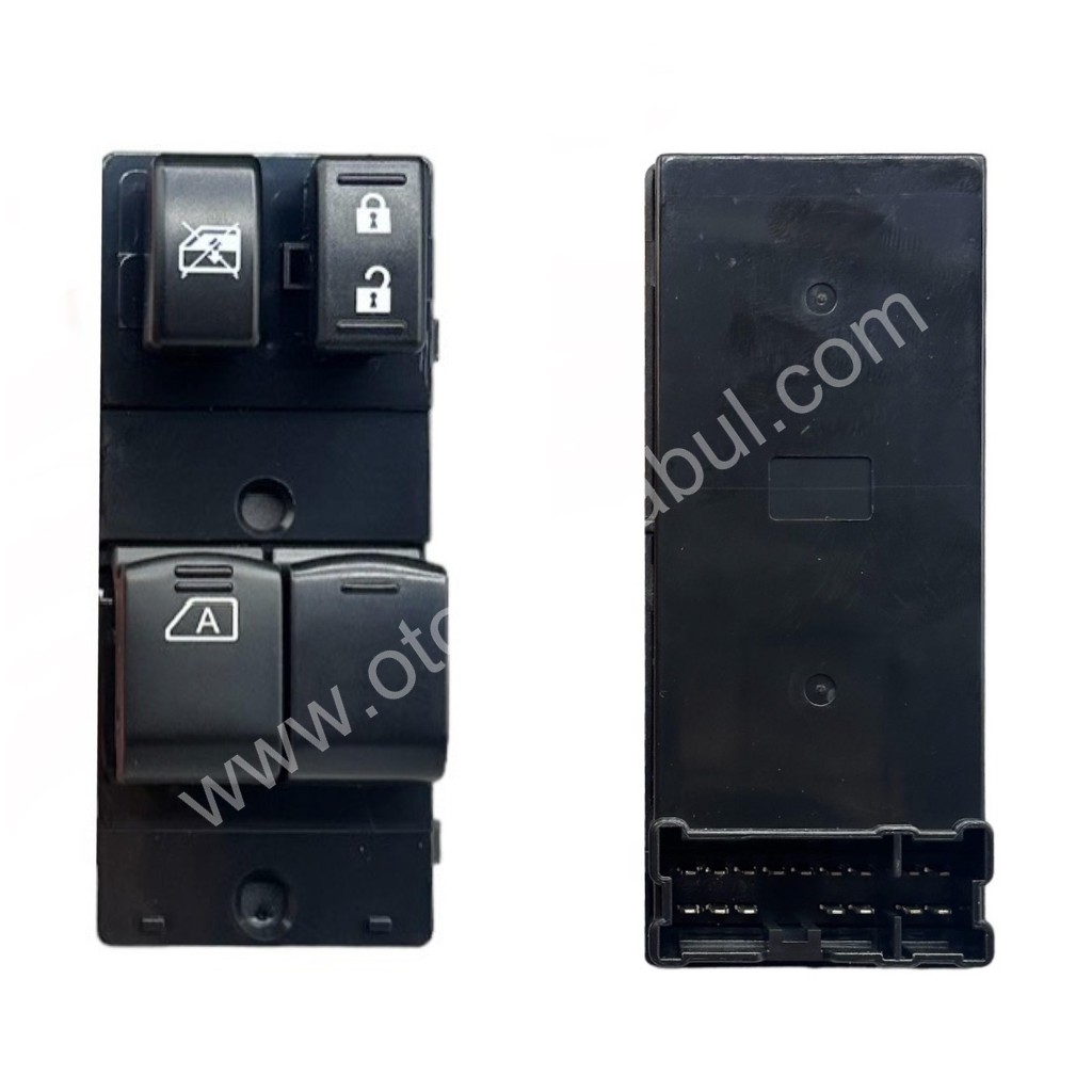 Nıssan Düğme Cam Açma Micra K13 09-13 Ön Sol (Çiftli) - 25401-1HB0C